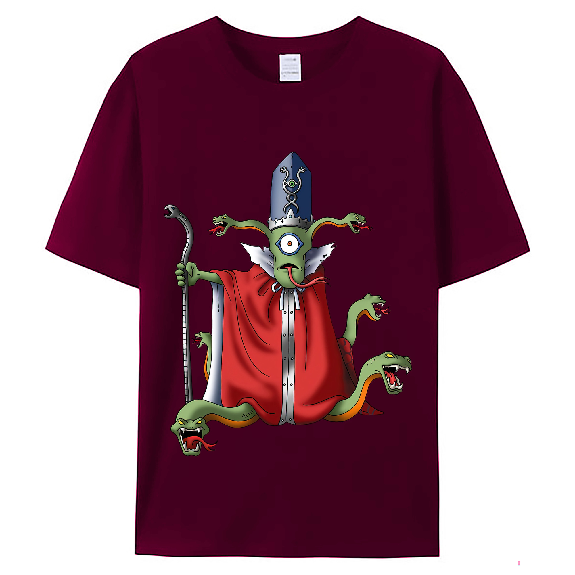 （画像用） ドラゴンクエスト Doragon Kuesuto Dragon Quest レディースカジュアルプリントTシャツ（綿100％）